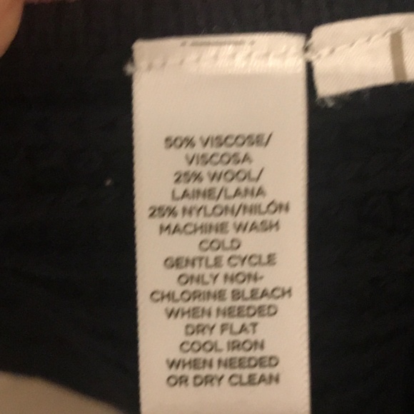 Black Turtleneck Poncho - Picture 4 of 5